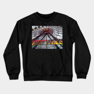 Fairground Retro Big Wheel - Carnival Ferris Wheel Crewneck Sweatshirt